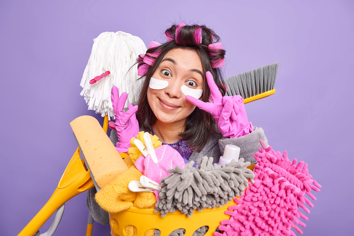 maid cleaning a residential home